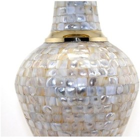 Resim Pirinç Sedefli Vazo 35 Cm Çok Renkli 