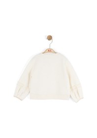 Resim Xo Kids Kız Çocuk Sweatşirt 1-4 Yaş 39603 Krem 
