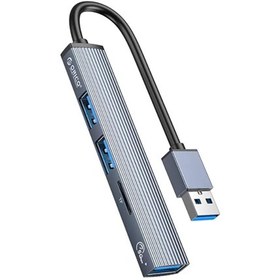 Resim Orico 3 Portlu USB 3.0 Çoklayıcı TF Micro Hub Alüminyum Uzay Gri 