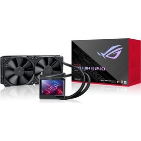 Resim Asus Rog Ryujın 240 OLED Aura Sync Rgb 2x Noctua Ippc 2 Pwm 120MM Fan Sıvı Cpu Soğutucusu 