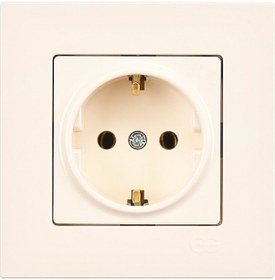 Resim Günsan Eqona Krem Topraklı Priz 