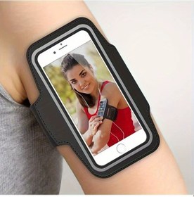 Resim Forzacase 4-6.5 İnç Google Telefonlar Uyumlu Anahtar Kulaklık Girişli Spor Koşu Kol Bandı - Fc1147 Siyah 