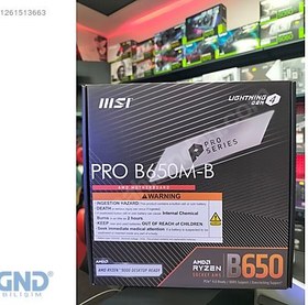 Resim MSI Pro B650M-B AMD AM5 DDR5 Micro ATX Anakart - GND Bilşim 
