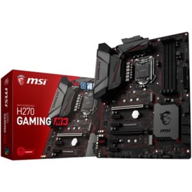 Resim MSI H270 GAMING M3 Intel H270 1151 Soket 2400MHz DDR4 USB3.1 HDMI Anakart 