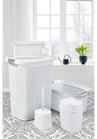 Resim Practical 5 Parça Banyo Seti Beyaz 