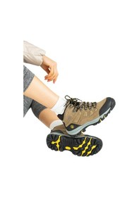 Resim Homer Hakiki Deri Outdoor Su Geçirmez Kadın Trekking Bot Kum 