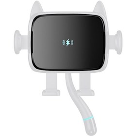 Resim Shineyee Otomatik Açılır Kapanır 15w Hızlı Şarjlı Araç Telefon Tutucu - Beyaz Beyaz 