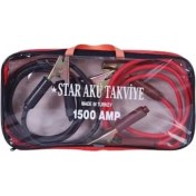 Resim Ultra Güçlü Araba Akü Takviye Kablosu - 1500 Amper Çantalı 