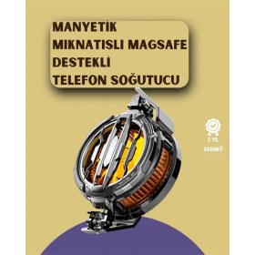 Resim Mobil Oyunlar Için Serinletici Telefon Fanı | Sessiz Çalışma | Geniş Kıskaçlı Tasarım 