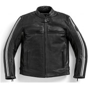 Resim Bmw Lederjacke Twinstripes Erkek Deri Ceket 