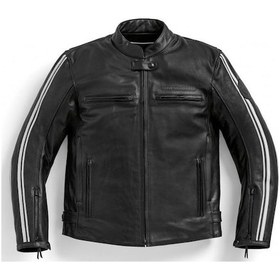 Resim Bmw Lederjacke Twinstripes Erkek Deri Ceket 