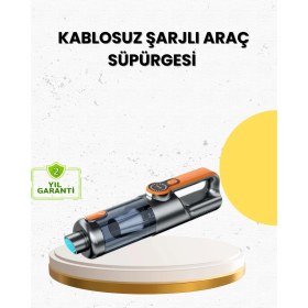 Resim Belle Fusion Mey Ithalat® Mini El Süpürgesi Çok Başlıklı Kablosuz Vakum Güçlü Emiş Numaratör Hediyeli 