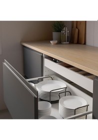 Resim Tabaklık, Antrasit, 18-31 Cm Gri 100X100-Yuvarlak 