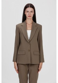 Resim Etol Kadın Blazer Ceket Haki 