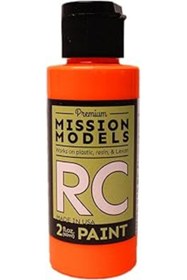 Resim Genel Markalar Mission Models Mmrc-050 Su Bazlı Rc Boya, 2 Oz Şişe, Floresan Yarış Parlak Turuncu 