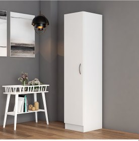 Resim tanmob 1 Kapılı Gardrop Beyaz - Grd0301 