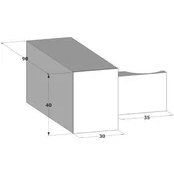 Resim El Duş Mafsal Askısı Kare Siyah KY118-B 