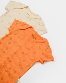 Resim BabyCosy Organik Modal Fil Baskılı 2 Li Kısa Kollu Tulum 001 