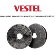Resim Vestel Uyumlu Truva Sürgülü Aspirator Karbon Filtre - 441081413 