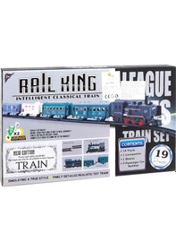 Resim Rail King 19 Parça Pilli Oyuncak Tren Seti 