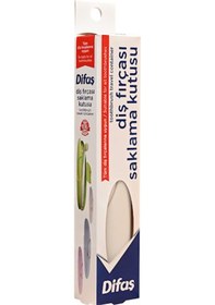 Resim Difaş Diş Fırçası Saklama Kutusu 1 Adet Diş Fırçası Saklama Kabı 