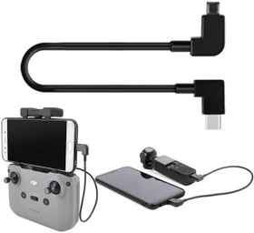 Resim DJI Mavic Air 2 USB Tip C den Android Telefona OTG Veri Kablosu 