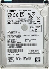 Resim Hgst 7k1000 2.5" 1tb 7200rpm Sata Hard Disk Hts721010a9e630 