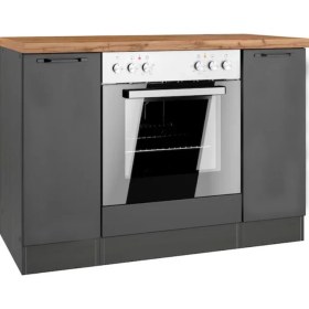 Resim Misya Ankastre Fırın Dolabı-Mutfak Dolabı-Çok Amaçlı Dolap-2 KAPAKLI-ANTRASIT-120 cm 