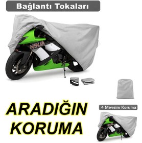 Resim AutoDesign Kral Motor Kr25-l Ava 5000 Elektrikli Miflonlu Premium 4 Mevsim Koruma Gri 