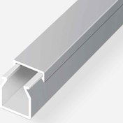 Resim Mutlusan Kablo Kanalı 2M Metalik Gri 25x25 mm 