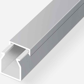 Resim Mutlusan Kablo Kanalı 2M Metalik Gri 25x25 mm 