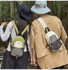 Resim Elmpaly Yeşil Hafif Sırt Çantası - Ayarlanabilir Askılar Ve Fermuarlı Dayanıklı Polyester Gezi Sırt Çantası Yeşil 