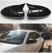 Resim Vw New Beetle Yarasa Ayna Kapağı Batman Piano Black Parlak Siyah Beyaztuning