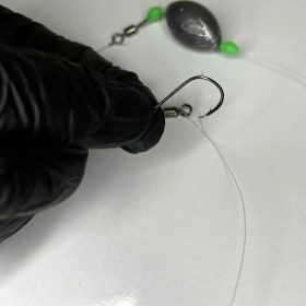 Resim Lrf Için Özel Yapım Glowlu Tek Iğneli 5 Gram Gezer Kurşunlu Hazır Olta Iğnesi Takımı Tekne Kıyı 2/0 