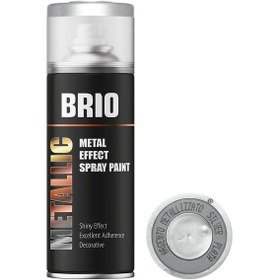 Resim Brio Sprey Boya Metalik Krom 400 ML 