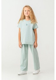 Resim U.s. Polo Assn. Kız Çocuk Yeşil Pijama Takım 5274-49913 Yeşil 