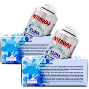 Resim Interwax Limon Kokulu Klima Temizleyici Klima Fresh 2 x 150 ML 