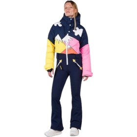 Resim Rossignol Sublim Down Overall Kadın Mavi Kayak Tulumu 