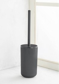 Resim Nandy Home Kıl Fırçalı Hijyenik Tuvalet, Banyo Fırçası Antrasit 