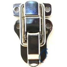 Resim Sandık, Kutu Klipsi, Ön Kilidi - 48X30MM, Nikel, 1 Adet 