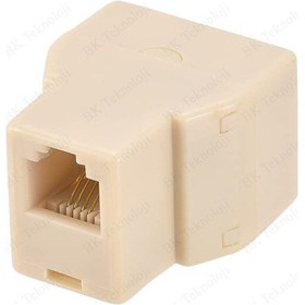 Resim Rj11 2'li Telefon Hat Dağıtıcı Çoklayıcı Splitter 