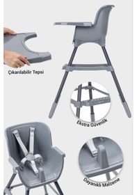 Resim Ergo Mama Sandalyesi, Gri 