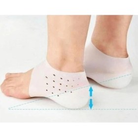 Resim Ozcmax Topuk Yükseltici Topuk Çorabı - Beyaz 