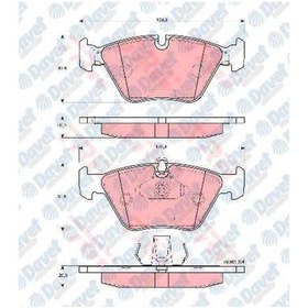 Resim On Fren Balatası Bmw E39 520ı-523ı-528ı-525tds 966.03 