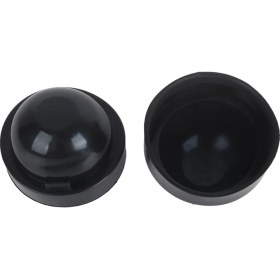 Resim Creatorally 2 Adet 90MM Siyah Ka Araba LED Far Tozluk Konut Mühür Kapağı Su Geçirmez (Yurt Dışından) 