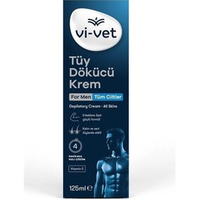 Resim Vi-Vet For Men Tüy Dökücü Krem Erkek 125 ML 