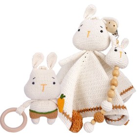 Resim Amigurumi Tavşan Çakıl Set - Anatoya 