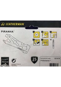 Resim Leatherman Pıranha Çok Amaçlı Cep Tamir Alet Seti Çok Renkli 