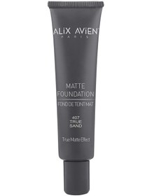 Resim Alix Avien Uzun Süre Kalıcı Doğal Mat Bitişli E Vitamini İçeren Mat Fondöten Matte Foundation 407 True Sand 