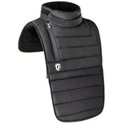 Resim Chuangyinshop Siyah Kalın Motosiklet Göğüs Ve Başlık - Çıkarılabilir Uzun Boyunluk, Polyester, Fermuarlı 